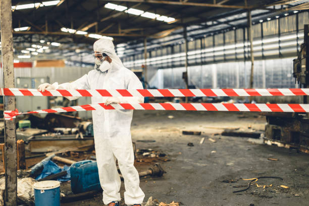 Professional Drug Lab Cleanup technician working in Pierson, FL
